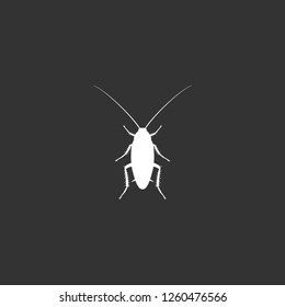 insect icon vector. insect sign on black background. insect icon for web and app