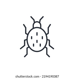 insect icons  symbol vector elements for infographic web