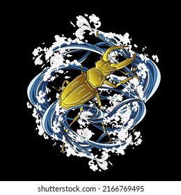 insect illustration for kaijune event