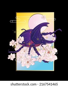 insect illustration for kaijune is mean monster june event