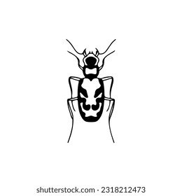 insect illustration vector with concept