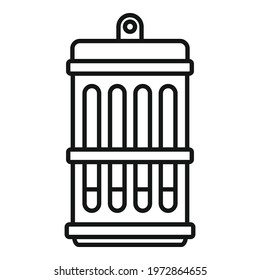 Insect lamp icon. Outline Insect lamp vector icon for web design isolated on white background