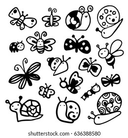 Insect life character design