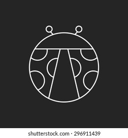 insect line icon