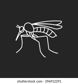 insect line icon