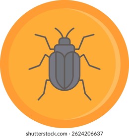 Diseño de icono de Vector de línea de insectos