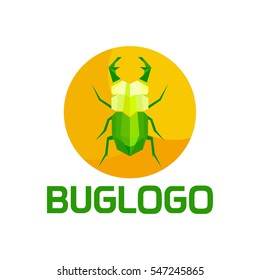 Insect logo design template