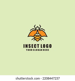 Insect logo icon vector image