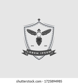insect logo vector design illustration. logo icon, symbol and template