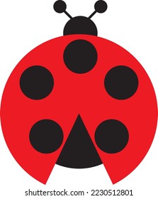 insect logo vector design with simple design