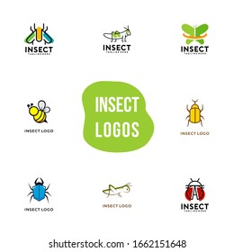 Insect Logo Vector Design Template