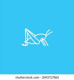 insect logo vector line template