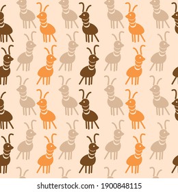 insect pattern and animal cat fox
