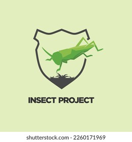 the INSECT PROJECT vector fit for company icon