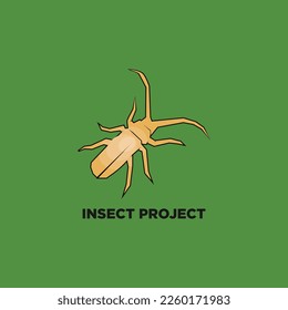 icono del vector INSECT PROJECT para la compañía