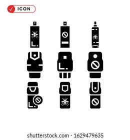 insect repellent icon or logo isolated sign symbol vector illustration - Collection of high quality black style vector icons
