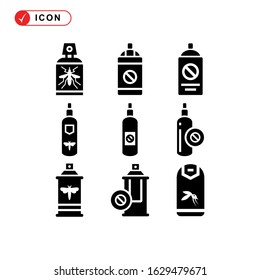 insect repellent icon or logo isolated sign symbol vector illustration - Collection of high quality black style vector icons
