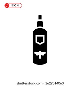 insect repellent icon or logo isolated sign symbol vector illustration - high quality black style vector icons
