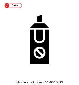 insect repellent icon or logo isolated sign symbol vector illustration - high quality black style vector icons
