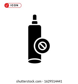 insect repellent icon or logo isolated sign symbol vector illustration - high quality black style vector icons
