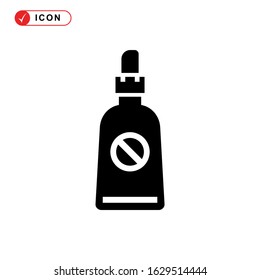 insect repellent icon or logo isolated sign symbol vector illustration - high quality black style vector icons
