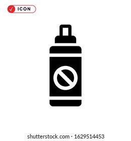 insect repellent icon or logo isolated sign symbol vector illustration - high quality black style vector icons
