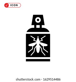 insect repellent icon or logo isolated sign symbol vector illustration - high quality black style vector icons
