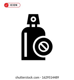 insect repellent icon or logo isolated sign symbol vector illustration - high quality black style vector icons
