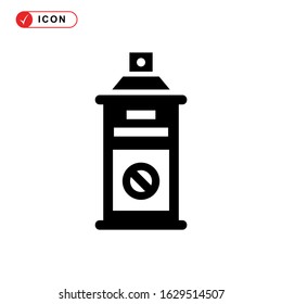 insect repellent icon or logo isolated sign symbol vector illustration - high quality black style vector icons
