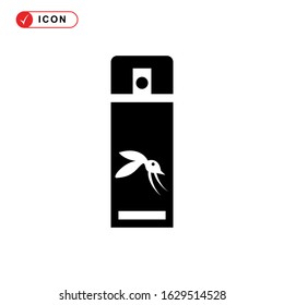insect repellent icon or logo isolated sign symbol vector illustration - high quality black style vector icons
