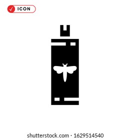 insect repellent icon or logo isolated sign symbol vector illustration - high quality black style vector icons
