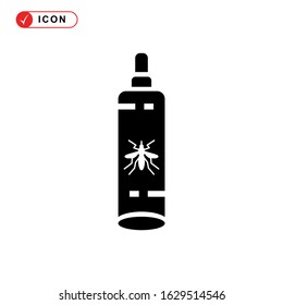 insect repellent icon or logo isolated sign symbol vector illustration - high quality black style vector icons
