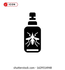 insect repellent icon or logo isolated sign symbol vector illustration - high quality black style vector icons
