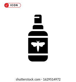 insect repellent icon or logo isolated sign symbol vector illustration - high quality black style vector icons
