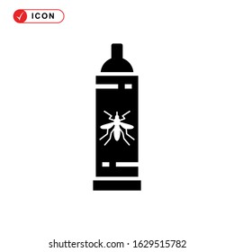 insect repellent icon or logo isolated sign symbol vector illustration - high quality black style vector icons
