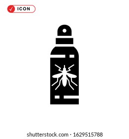 insect repellent icon or logo isolated sign symbol vector illustration - high quality black style vector icons
