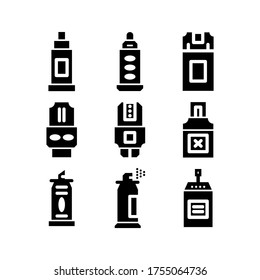 icono repelente de insectos o logotipo símbolo de signo aislado ilustración vectorial - Colección de iconos vectoriales de estilo negro de alta calidad
