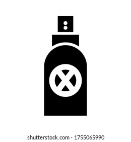 insect repellent  icon or logo isolated sign symbol vector illustration - high quality black style vector icons
