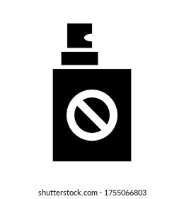 insect repellent  icon or logo isolated sign symbol vector illustration - high quality black style vector icons
