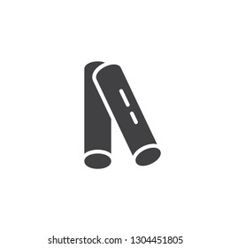 Insect repellent sticks vector icon. filled flat sign for mobile concept and web design. Pests repellent stick simple solid icon. Symbol, logo illustration. Pixel perfect vector graphics