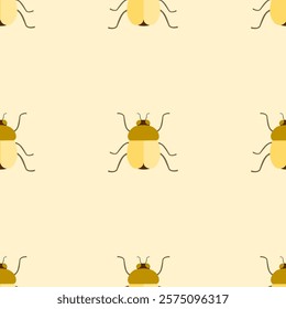 Insect seamless pattern. Insect illustration. Insect background. Perfect for fabric, textile, wallpaper, decor, illustration, print, packaging of products. SSTKbackgrounds