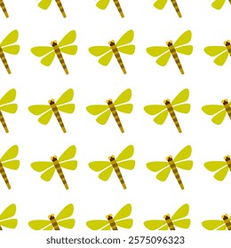 Insect seamless pattern. Insect illustration. Insect background. Perfect for fabric, textile, wallpaper, decor, illustration, print, packaging of products. SSTKbackgrounds