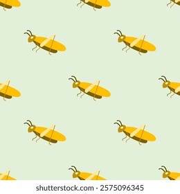 Insect seamless pattern. Insect illustration. Insect background. Perfect for fabric, textile, wallpaper, decor, illustration, print, packaging of products. SSTKbackgrounds