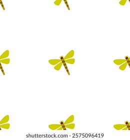 Insect seamless pattern. Insect illustration. Insect background. Perfect for fabric, textile, wallpaper, decor, illustration, print, packaging of products. SSTKbackgrounds