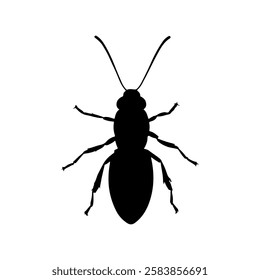 Insect silhouette icon vector illustration design.