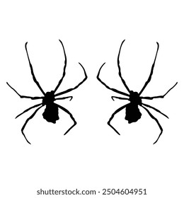 insect silhouette vector design in black on a white background