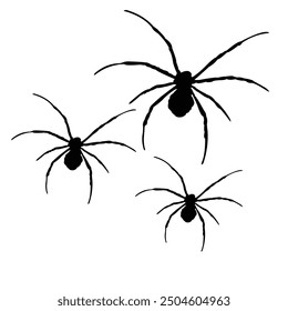 insect silhouette vector design in black on a white background