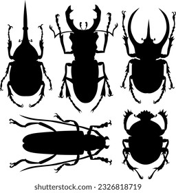 Insektensilhouette Vektorsymbol 