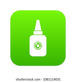 Insect spray icon digital green for any design isolated on white vector illustration