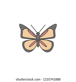 insect stickcolored outline icon. One of the collection icons for websites, web design, mobile app